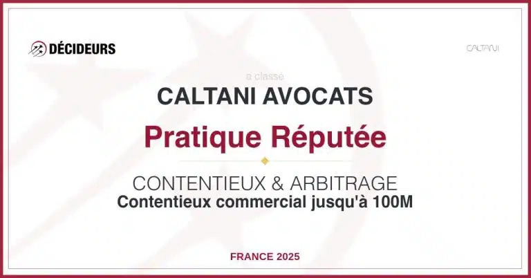 CALTANI - Leaders League label certification - Réputée